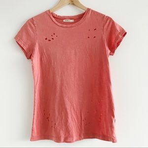💛 SALE Sunnyside Coral Short Sleeve Vinage Tee